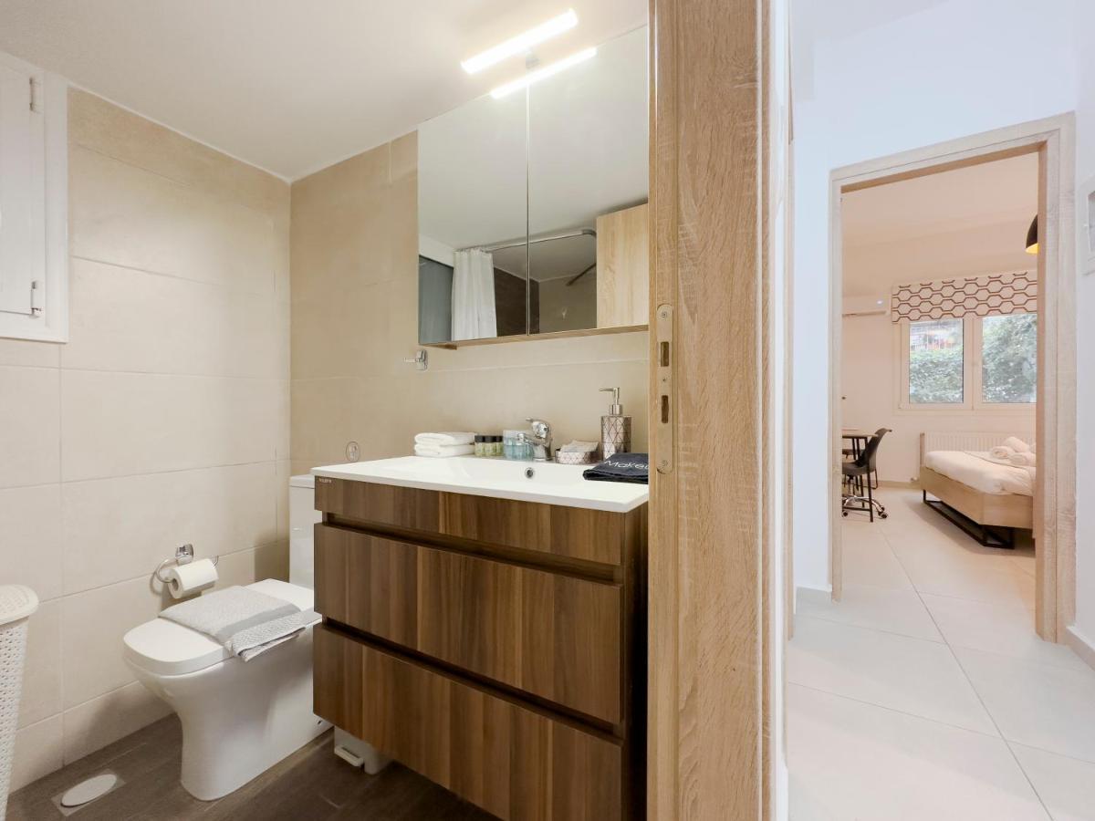 アテネAventura Comfortable 90Sqm Apt In Kato Patisiaアパートメント エクステリア 写真