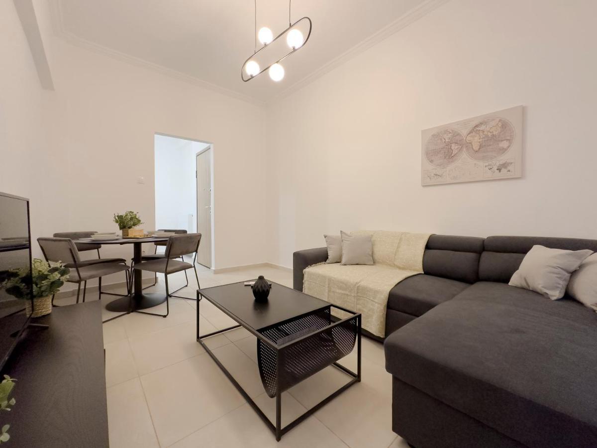 アテネAventura Comfortable 90Sqm Apt In Kato Patisiaアパートメント エクステリア 写真